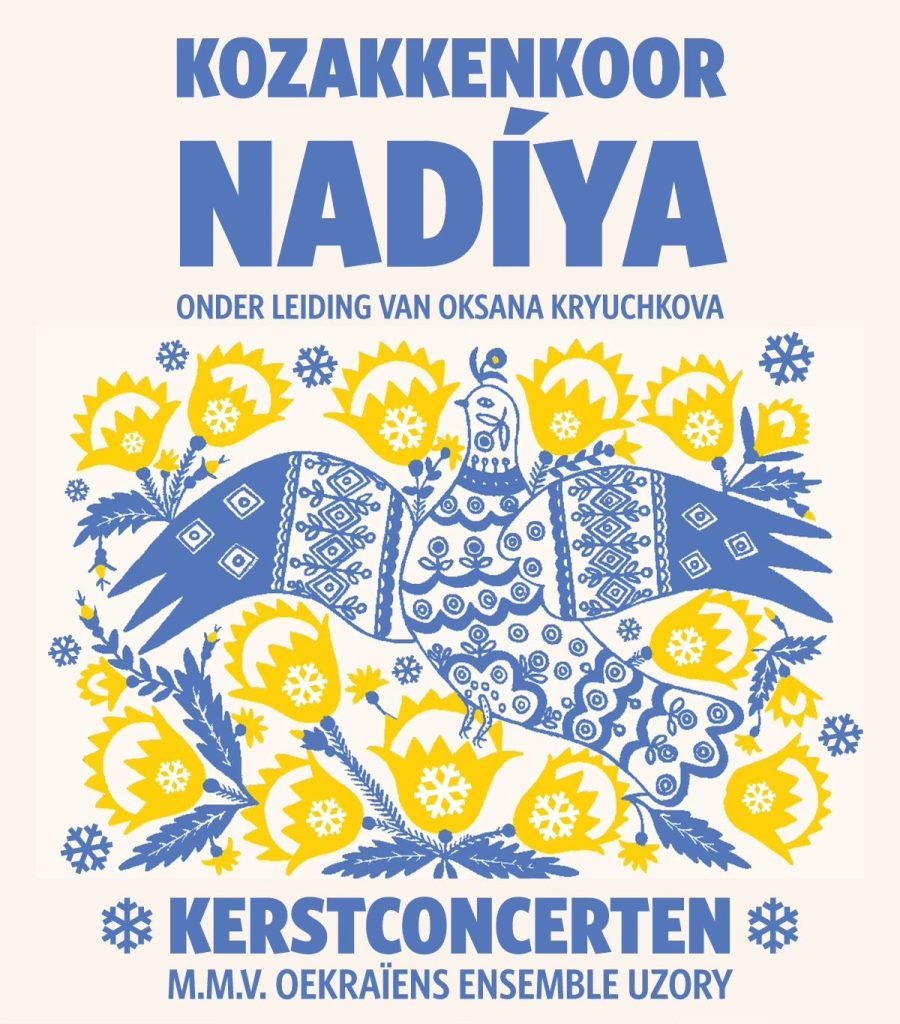 Poster Kerstconcert Kozakkenkoor Nadiya 